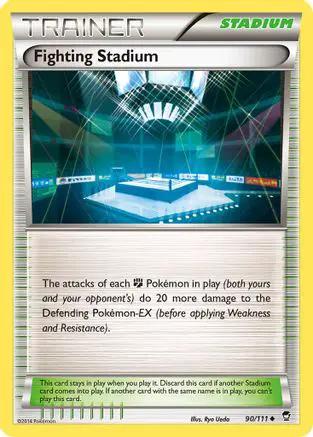 Fighting Stadium 090/111 - XY  Furious Fists Reverse Holofoil