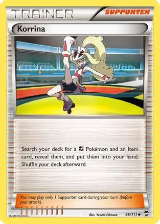 Korrina 095/111 - XY  Furious Fists Reverse Holofoil