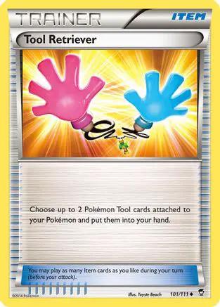 Tool Retriever 101/111 - XY  Furious Fists Reverse Holofoil