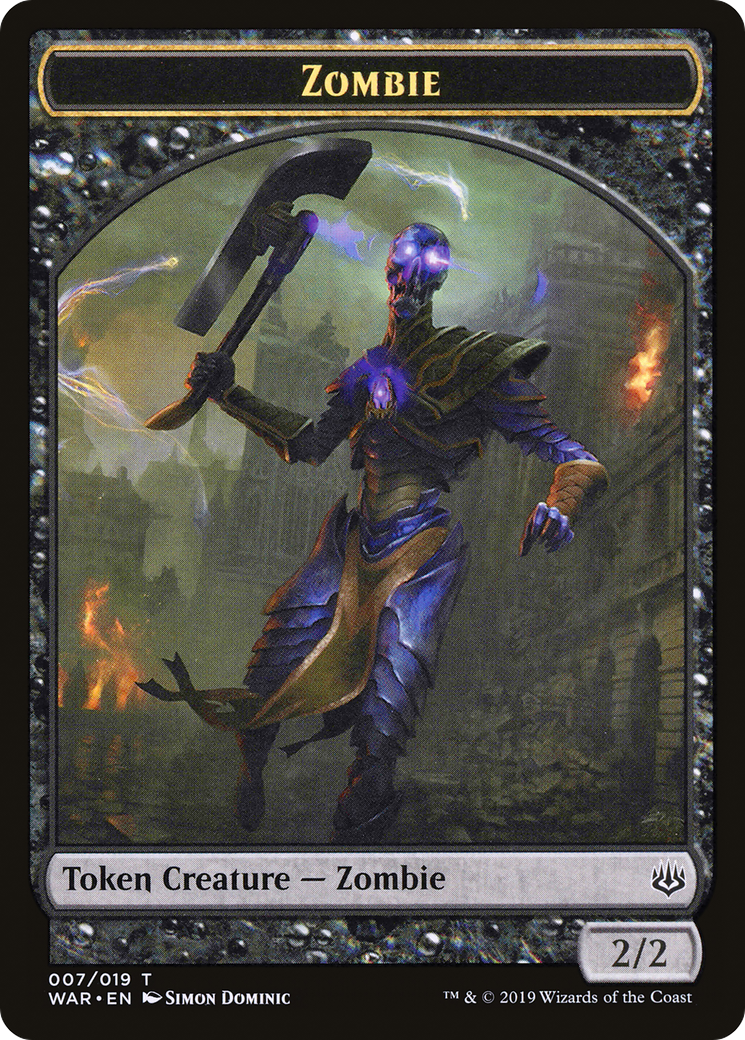 Zombie (WAR-007) - War of the Spark Tokens