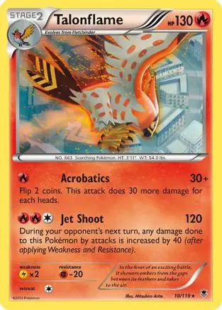 Talonflame 010/119 - XY  Phantom Forces Reverse Holofoil