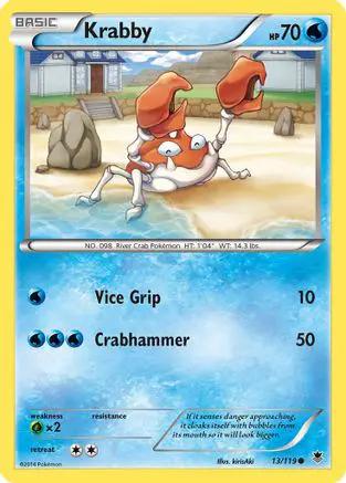 Krabby 013/119 - XY  Phantom Forces