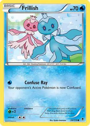 Frillish 020/119 - XY  Phantom Forces Reverse Holofoil