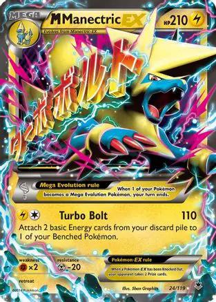 M Manectric EX 024/119 - XY  Phantom Forces Holofoil
