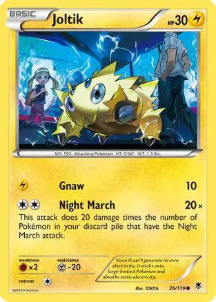 Joltik 026/119 - XY  Phantom Forces Reverse Holofoil