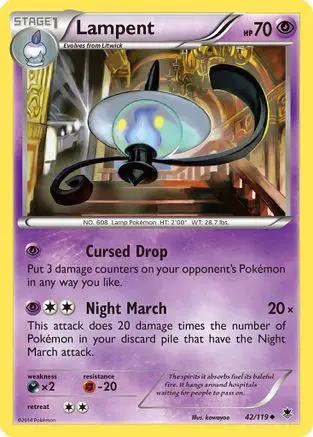 Lampent 042/119 - XY  Phantom Forces Reverse Holofoil