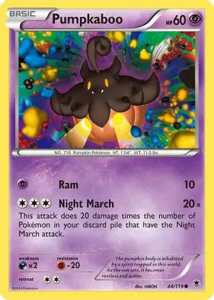 Pumpkaboo 044/119 - XY  Phantom Forces