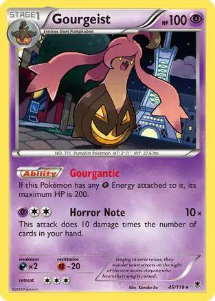 Gourgeist 045/119 - XY  Phantom Forces Holofoil