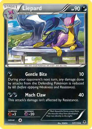 Liepard 057/119 - XY  Phantom Forces Reverse Holofoil