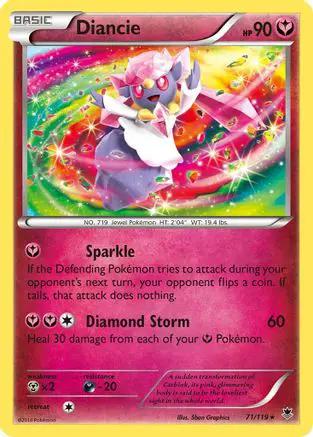 Diancie 071/119 - XY  Phantom Forces Holofoil