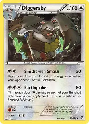 Diggersby 088/119 - XY  Phantom Forces Reverse Holofoil