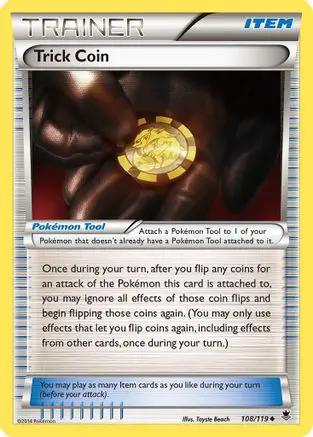 Trick Coin 108/119 - XY  Phantom Forces Reverse Holofoil