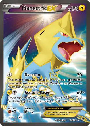 Manectric EX (Full Art) 113/119 - XY  Phantom Forces Holofoil