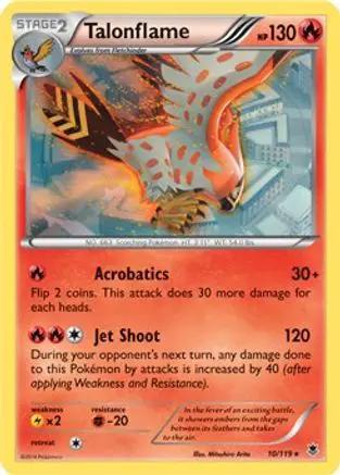 Talonflame (XY Phantom Forces) 010/119 - Deck Exclusives Holofoil