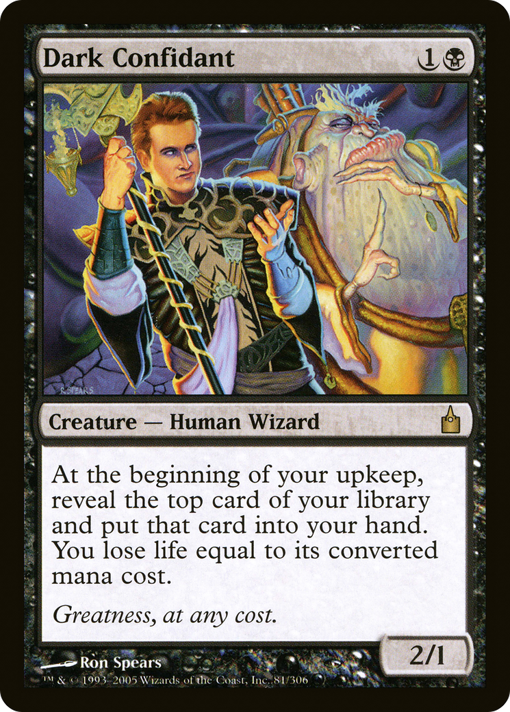 Dark Confidant (RAV-081) - Ravnica: City of Guilds Foil