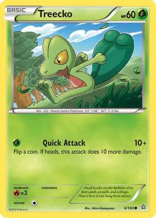 Treecko 006/160 - XY  Primal Clash Reverse Holofoil