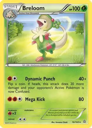 Breloom 016/160 - XY  Primal Clash