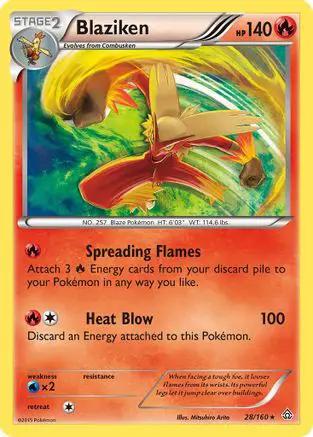 Blaziken 028/160 - XY  Primal Clash Holofoil