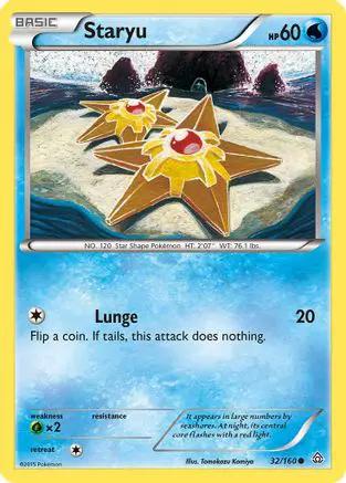 Staryu 032/160 - XY  Primal Clash Reverse Holofoil