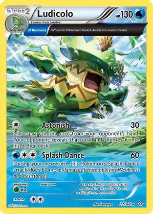 Ludicolo (Alpha) 037/160 - XY  Primal Clash Reverse Holofoil