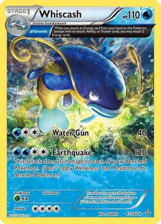 Whiscash (Alpha) 041/160 - XY  Primal Clash