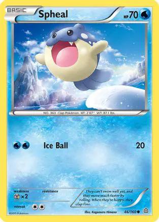 Spheal 046/160 - XY  Primal Clash Reverse Holofoil