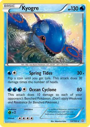 Kyogre 053/160 - XY  Primal Clash