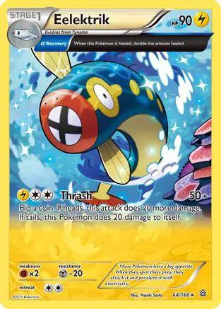 Eelektrik (Alpha) 064/160 - XY  Primal Clash Reverse Holofoil