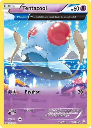 Tentacool (Alpha) 071/160 - XY  Primal Clash Reverse Holofoil