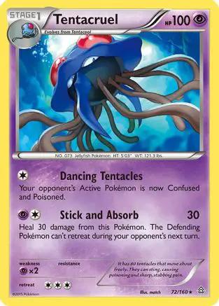 Tentacruel 072/160 - XY  Primal Clash Reverse Holofoil