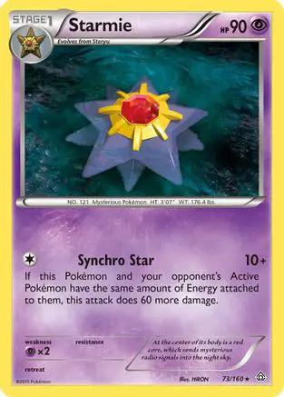 Starmie 073/160 - XY  Primal Clash Reverse Holofoil