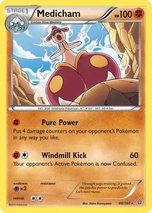 Medicham 080/160 - XY  Primal Clash Holofoil