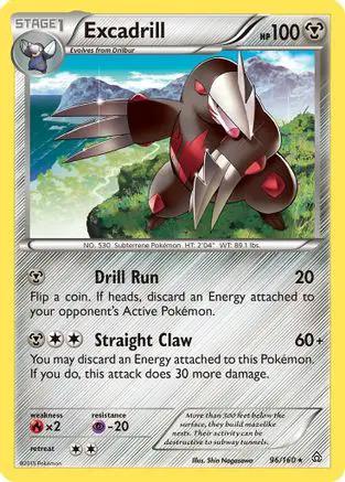 Excadrill 096/160 - XY  Primal Clash Reverse Holofoil