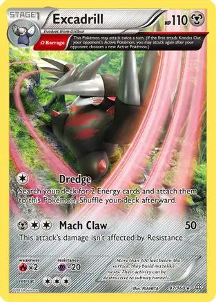 Excadrill (Omega) 097/160 - XY  Primal Clash Reverse Holofoil