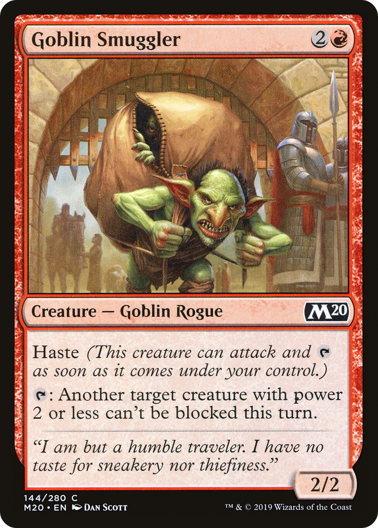 Goblin Smuggler (M20-144) - Core Set 2020 Foil