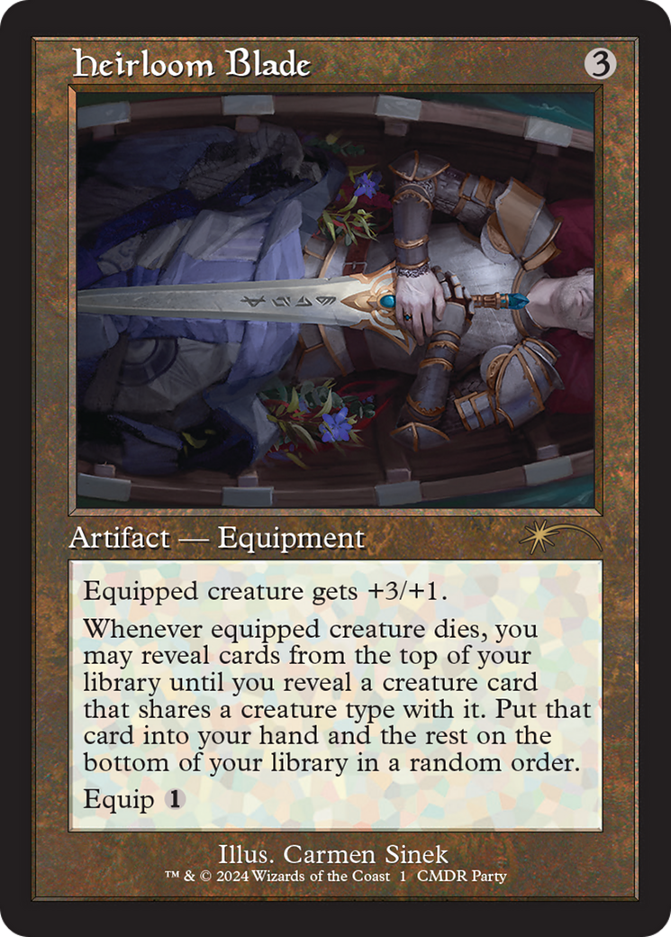 Heirloom Blade (WPN-001) - Wizards Play Network 2024 Foil