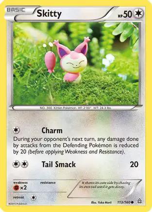 Skitty 113/160 - XY  Primal Clash Reverse Holofoil