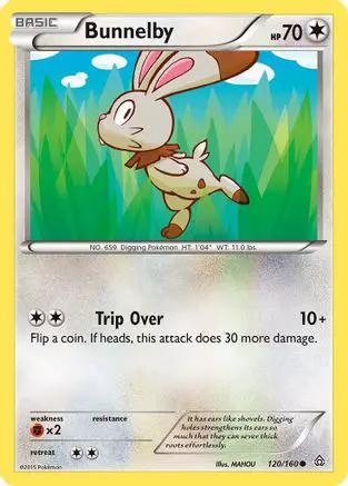 Bunnelby 120/160 - XY  Primal Clash Reverse Holofoil