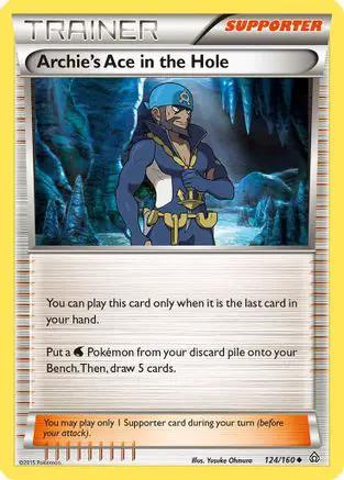 Archie's Ace in the Hole 124/160 - XY  Primal Clash