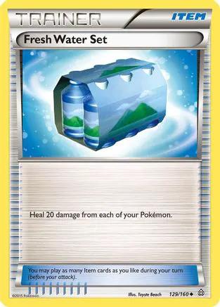 Fresh Water Set 129/160 - XY  Primal Clash Reverse Holofoil