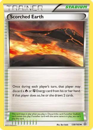 Scorched Earth 138/160 - XY  Primal Clash Reverse Holofoil