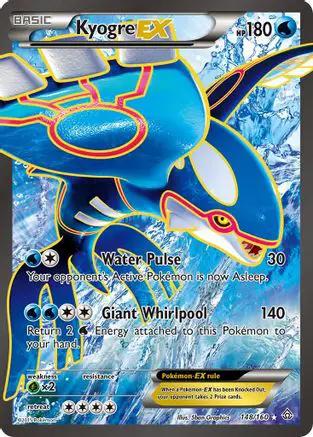 Kyogre EX (Full Art) 148/160 - XY  Primal Clash Holofoil