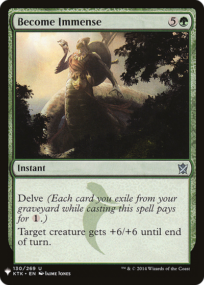 Become Immense (LIST-KTK-130) - The List