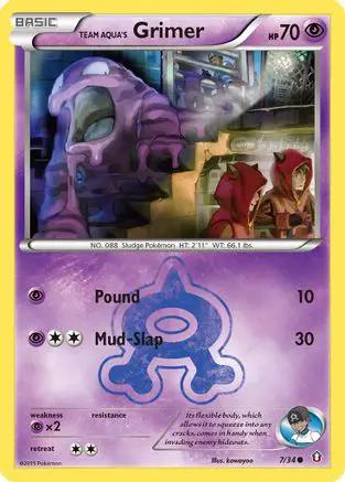 Team Aqua's Grimer 007/34 - Double Crisis