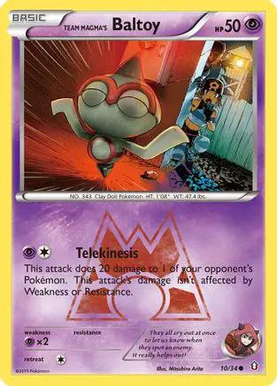 Team Magma's Baltoy 010/34 - Double Crisis