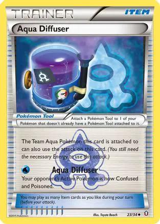 Aqua Diffuser 023/34 - Double Crisis Reverse Holofoil
