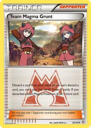 Team Magma Grunt 030/34 - Double Crisis Reverse Holofoil