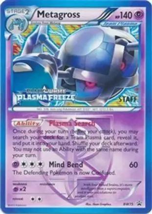 Metagross (Team Plasma) (Prerelease) [Staff] BW75 - Black and White Promos Holofoil