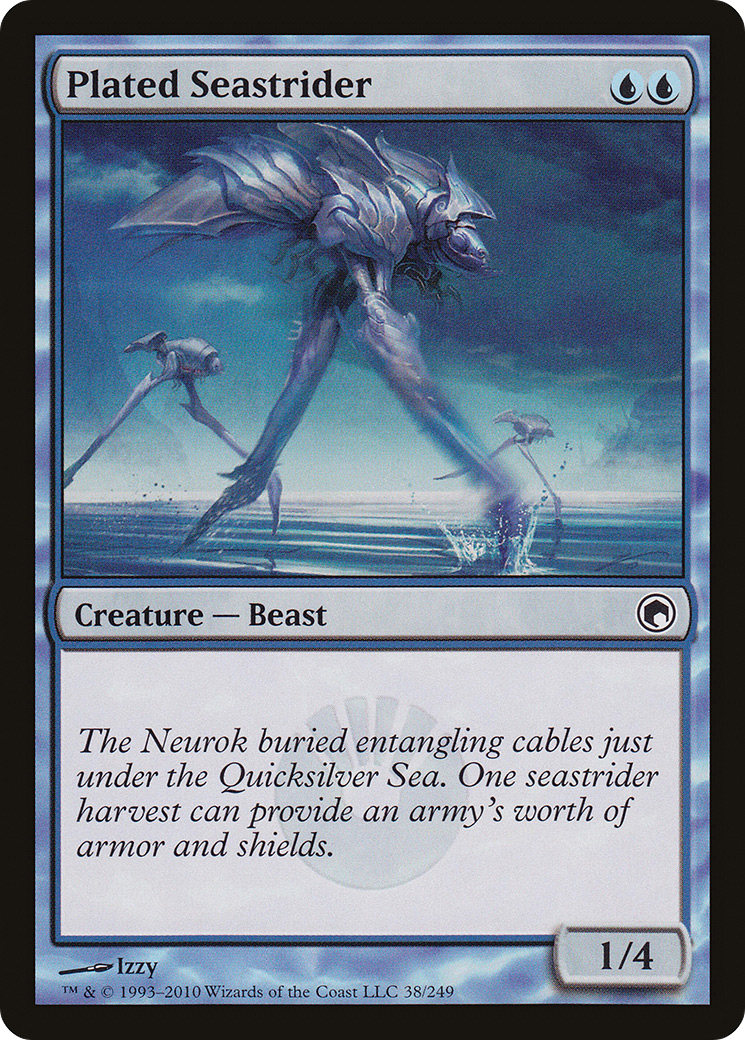 Plated Seastrider (SOM-038) - Scars of Mirrodin Foil