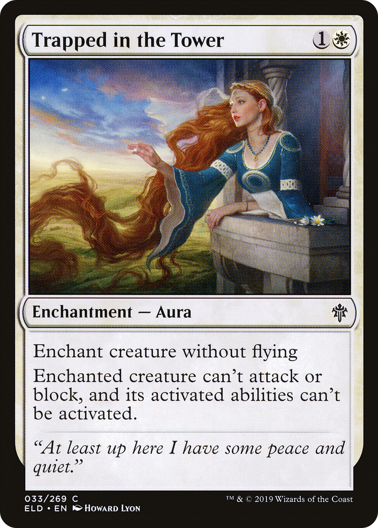Trapped in the Tower (ELD-033) - Throne of Eldraine Foil
